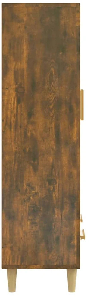 Komoda, dūminio ąžuolo spalvos, 70x31x115cm, apdirbta mediena