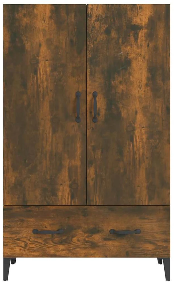 Komoda, dūminio ąžuolo spalvos, 70x31x115cm, apdirbta mediena
