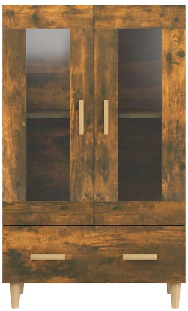 Komoda, dūminio ąžuolo spalvos, 70x31x115cm, apdirbta mediena