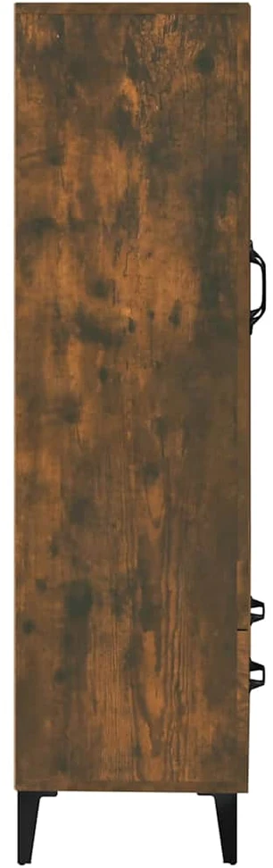 Komoda, dūminio ąžuolo spalvos, 70x31x115cm, apdirbta mediena