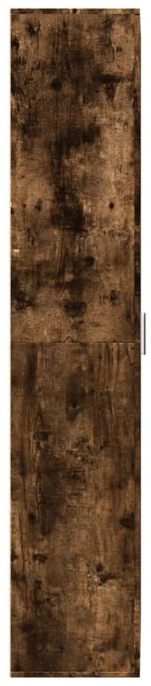 Komoda, dūminio ąžuolo spalvos, 70x35x180cm, apdirbta mediena