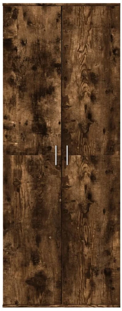 Komoda, dūminio ąžuolo spalvos, 70x35x180cm, apdirbta mediena