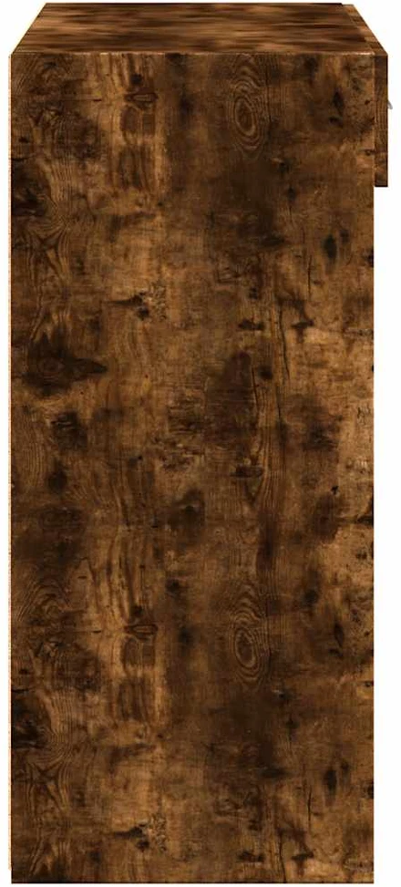 Komoda, dūminio ąžuolo spalvos, 80x42,5x124cm, apdirbta mediena