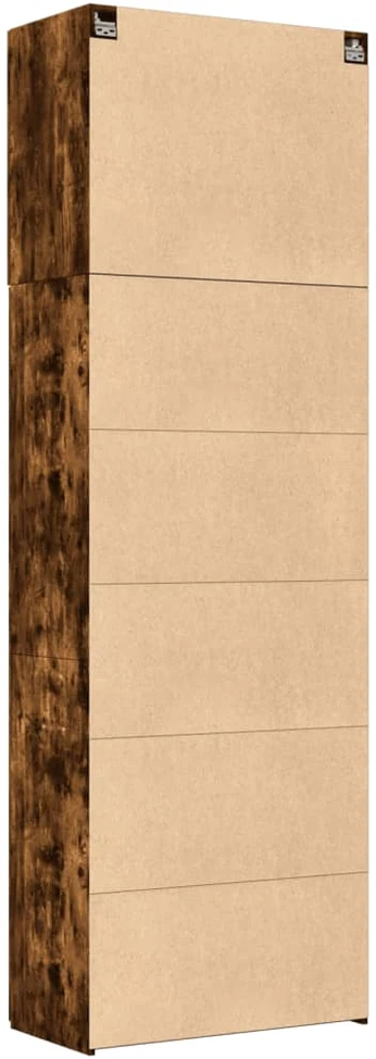 Komoda, dūminio ąžuolo spalvos, 80x42,5x249cm, apdirbta mediena
