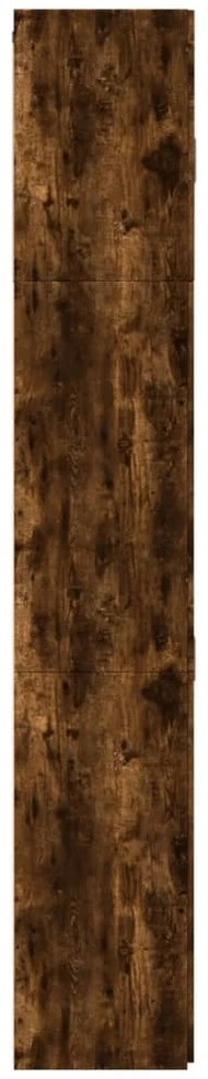 Komoda, dūminio ąžuolo spalvos, 80x42,5x249cm, apdirbta mediena