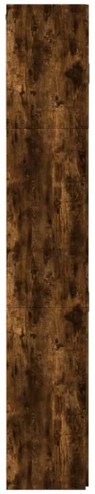 Komoda, dūminio ąžuolo spalvos, 80x42,5x249cm, apdirbta mediena