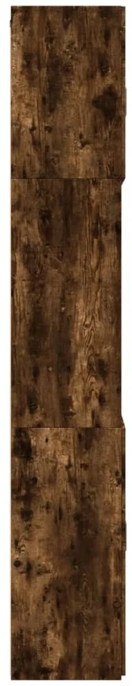 Komoda, dūminio ąžuolo spalvos, 80x42,5x249cm, apdirbta mediena