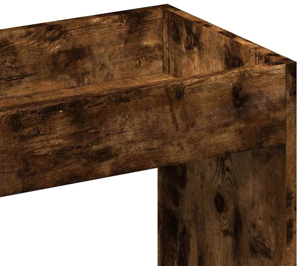 Komoda, dūminio ąžuolo spalvos, 92x33x180cm, apdirbta mediena