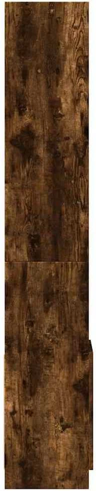 Komoda, dūminio ąžuolo spalvos, 92x33x180cm, apdirbta mediena