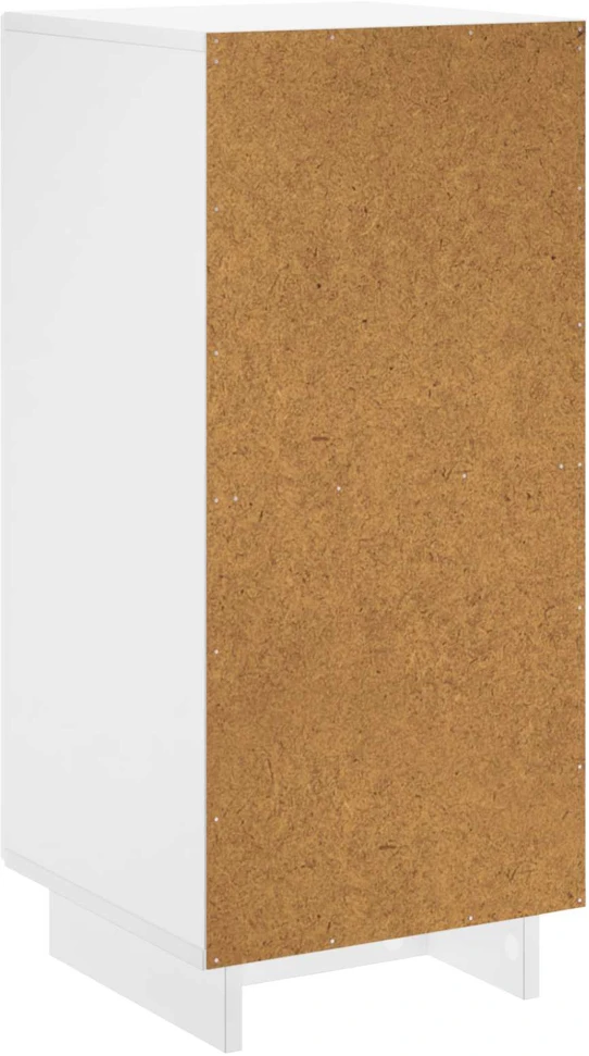 Komoda Itin blizgi balta 33,5 x 34,5 x 75 cm Apdirbta mediena
