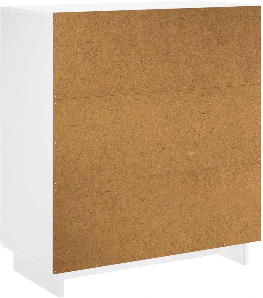 Komoda Itin blizgi balta 67 x 34.5 x 75 cm Apdorota mediena