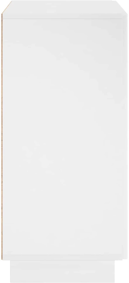 Komoda Itin blizgi balta 67 x 34.5 x 75 cm Apdorota mediena