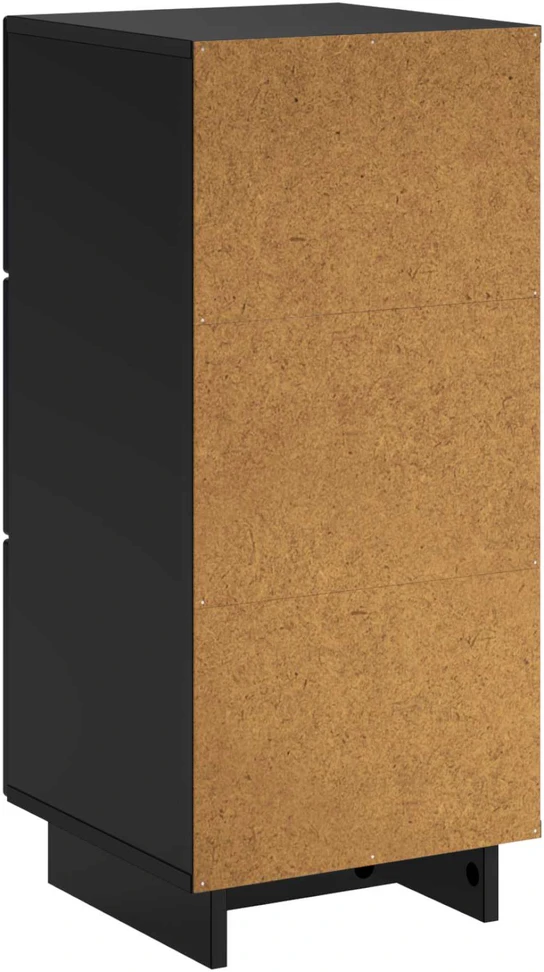 Komoda Juoda 33,5 x 34,5 x 75 cm Apdirbta mediena