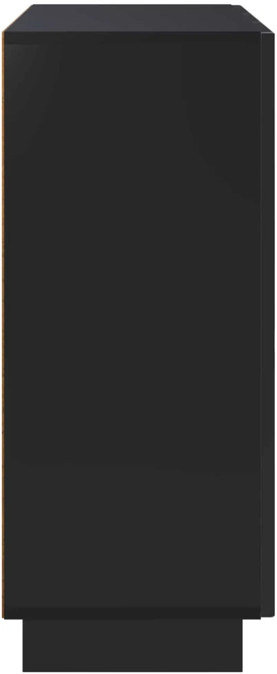 Komoda Juoda 85,5 x 31 x 75 cm Apdirbta mediena
