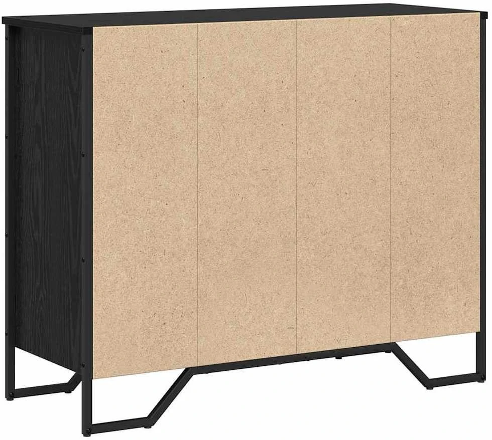 Ištraukalas spinta 6-Dėžė Juodas ąžuolas 91 x 35,5 x 74,5 cm