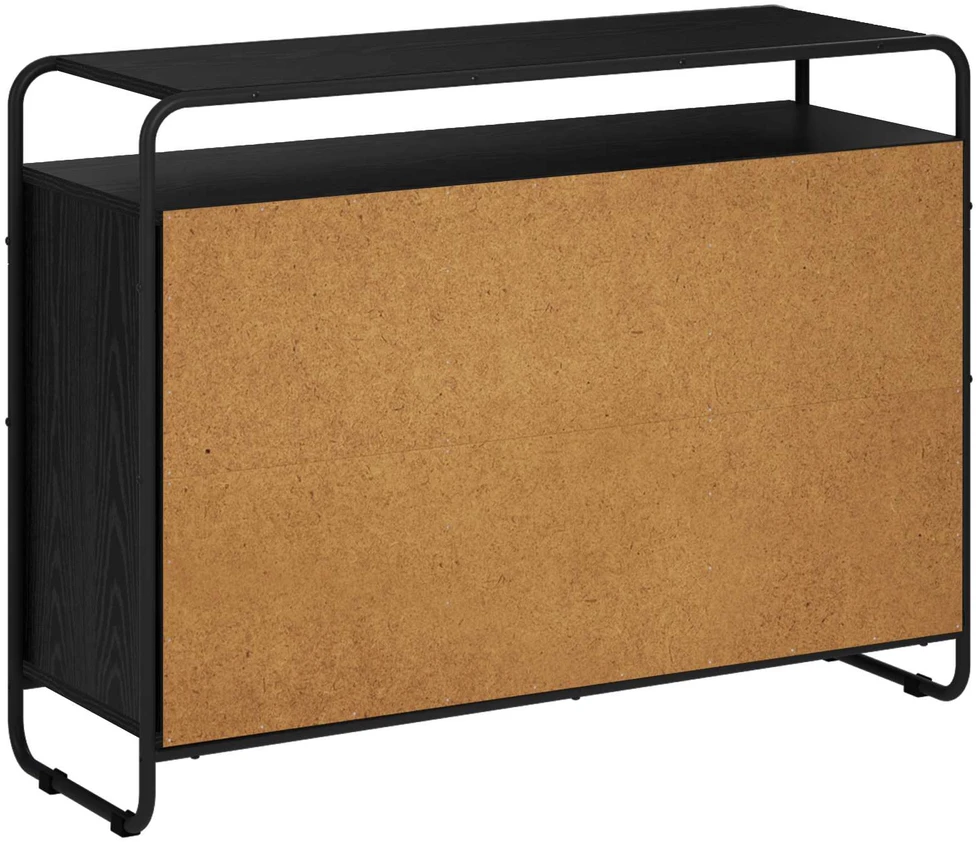 Komoda Juodojo ąžuolo 102 x 35 x 75 cm Apdirbta mediena