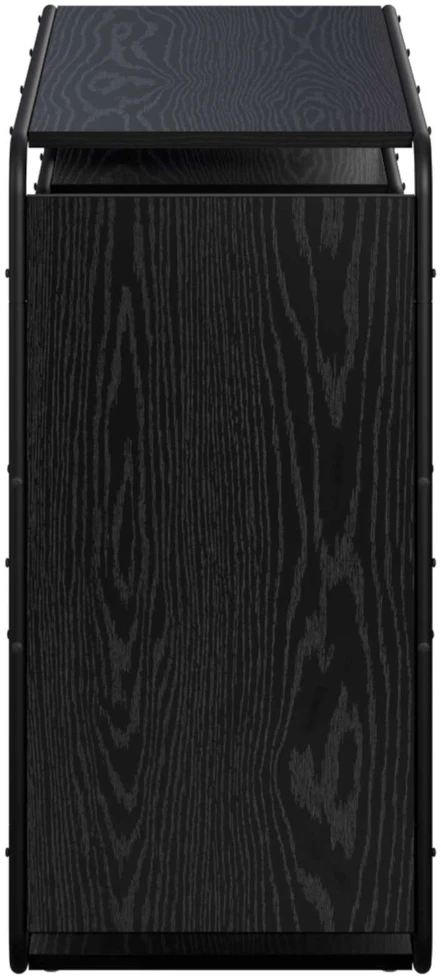Komoda Juodojo ąžuolo 98 x 37.5 x 75.5 cm Apdorota mediena
