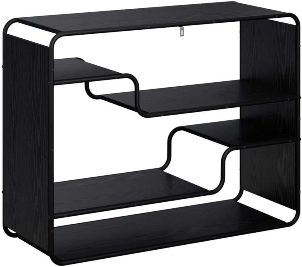 Komoda Juodojo ąžuolo 98 x 37.5 x 75.5 cm Apdorota mediena