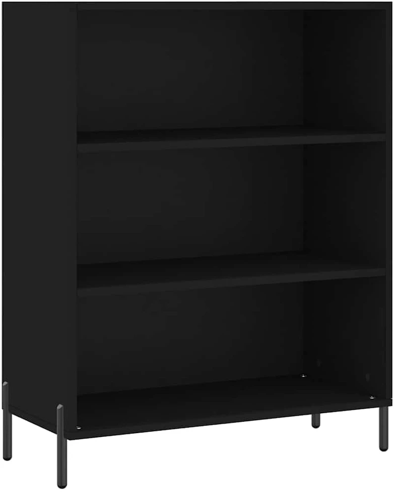 Komoda, juodos spalvos, 69,5x32,5x180cm, apdirbta mediena