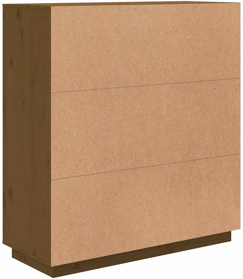 Komoda, medaus ruda, 100x40x108,5cm, pušies medienos masyvas