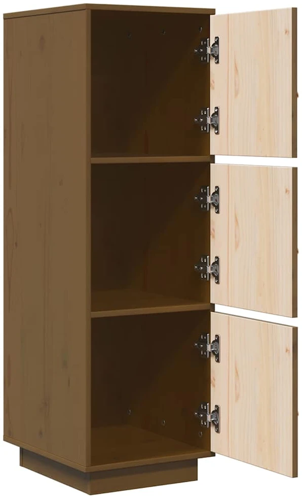Komoda, medaus ruda, 34x40x108,5cm, pušies medienos masyvas