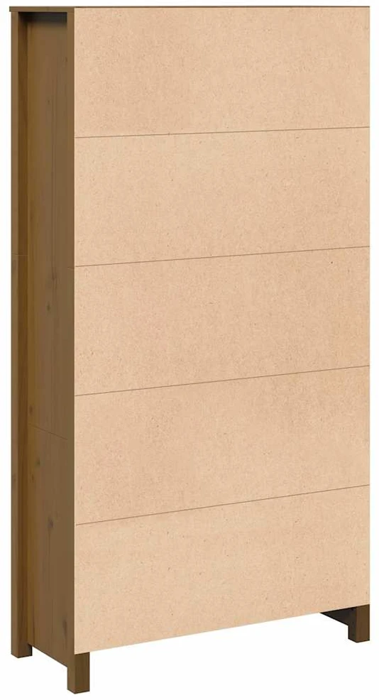 Komoda, medaus ruda, 80x35x154cm, pušies medienos masyvas