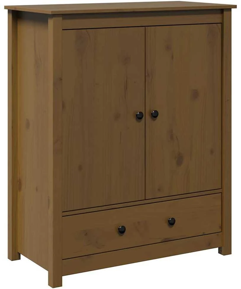 Komoda, medaus ruda, 83x41,5x100cm, pušies medienos masyvas