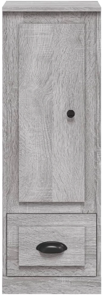 Komoda, pilka ąžuolo, 36x35,5x103,5cm, apdirbta mediena