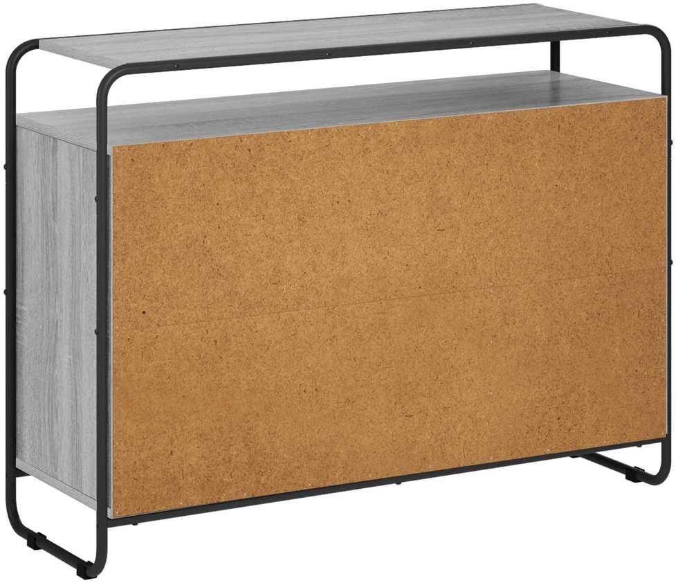 Komoda Pilka Sonoma 102 x 35 x 75 cm Apdirbta mediena
