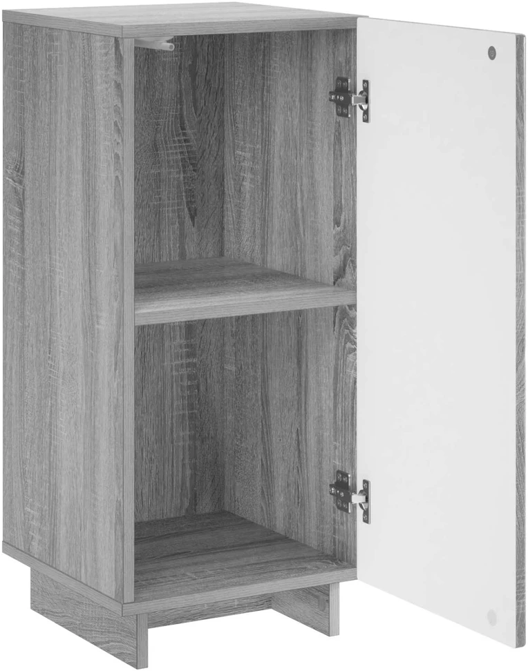 Komoda Pilka Sonoma 33,5 x 34,5 x 75 cm Apdirbta mediena