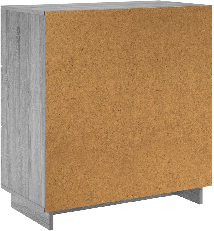 Komoda Pilka Sonoma 70 x 38 x 75 cm Apdirbta mediena