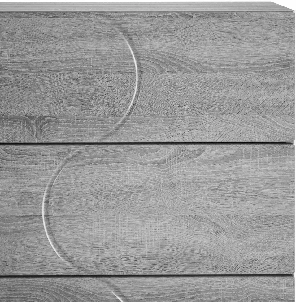 Komoda Pilka Sonoma 70 x 38 x 75 cm Apdirbta mediena
