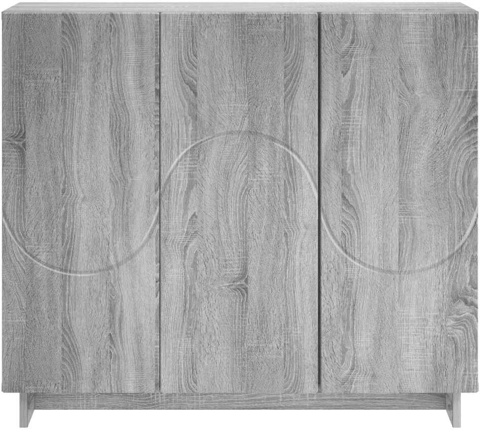 Komoda Pilka Sonoma 85,5 x 31 x 75 cm Apdirbta mediena