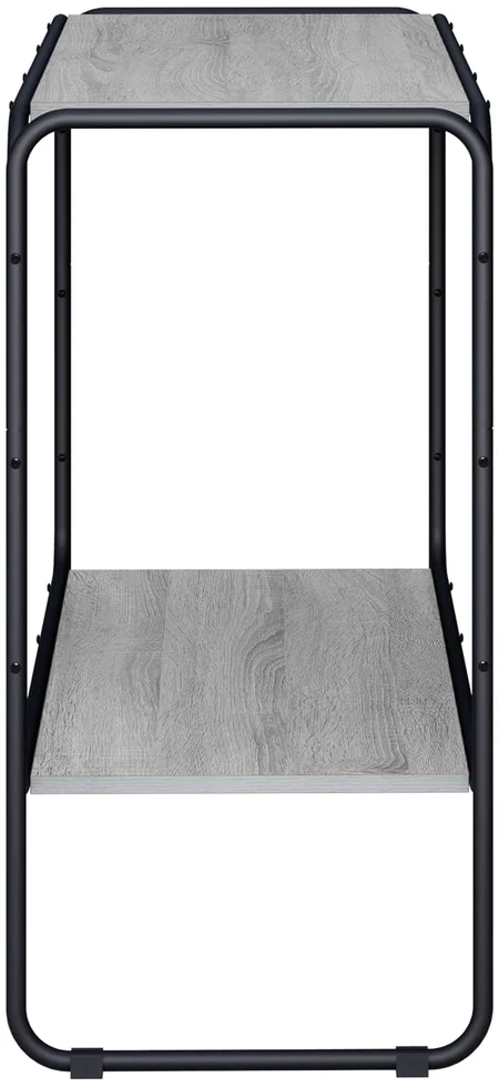 Komoda Pilka Sonoma 93.5 x 38 x 75 cm Apdirbta mediena