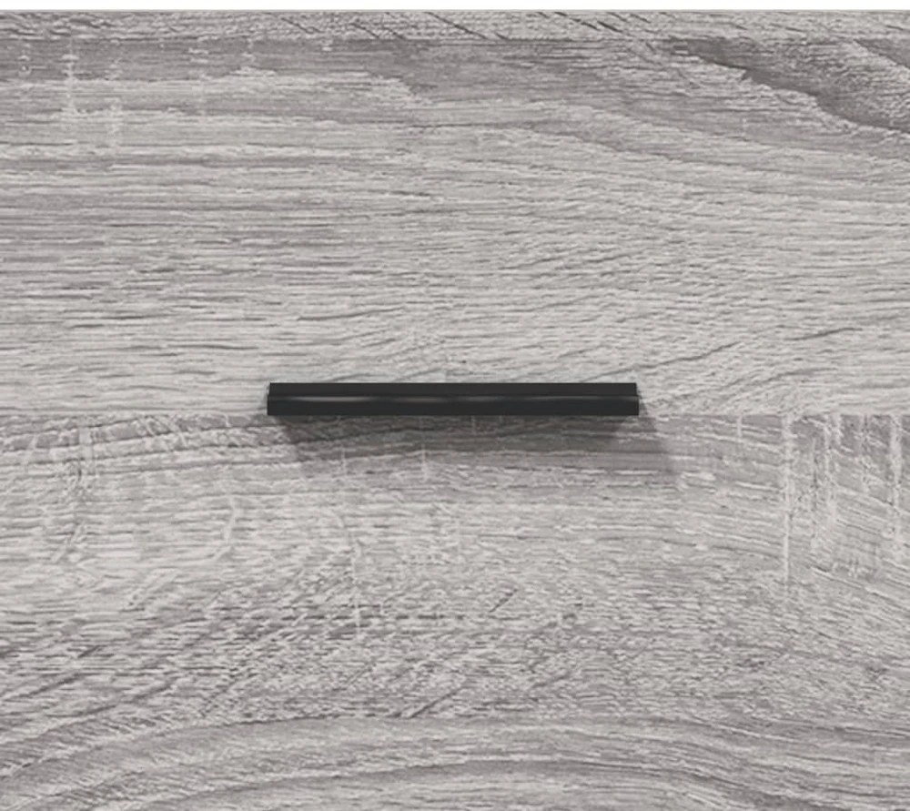 Komoda, pilkos ąžuolo spalvos, 69,5x31x115cm, apdirbta mediena