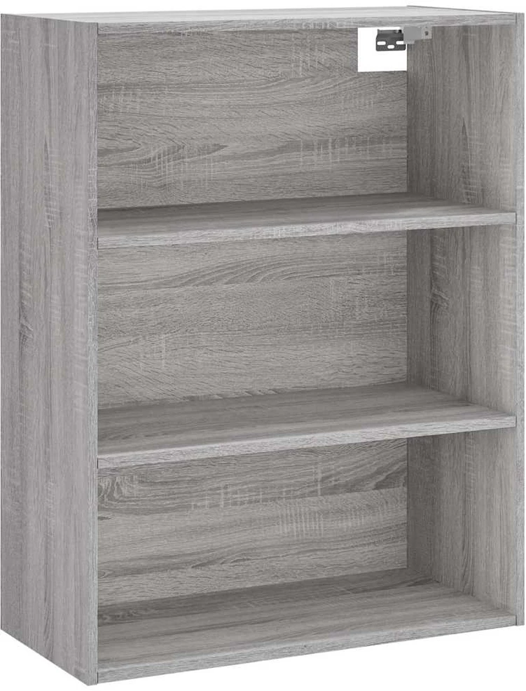 Komoda, pilkos ąžuolo spalvos, 69,5x34x180cm, apdirbta mediena