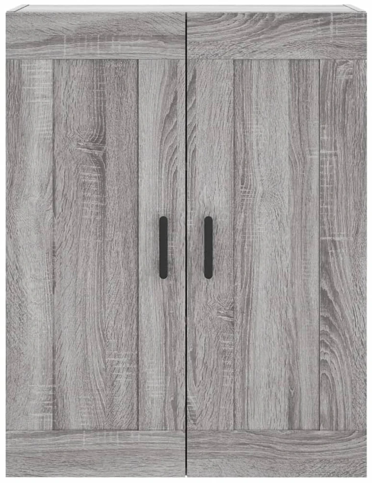 Komoda, pilkos ąžuolo spalvos, 69,5x34x180cm, apdirbta mediena