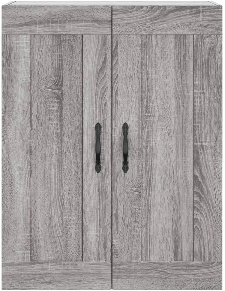 Komoda, pilkos ąžuolo spalvos, 69,5x34x180cm, apdirbta mediena