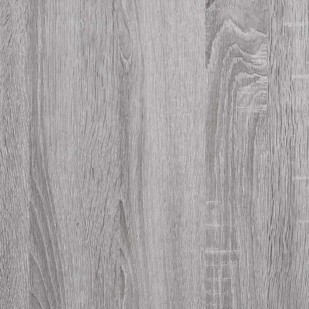 Komoda, pilkos ąžuolo spalvos, 69,5x34x180cm, apdirbta mediena