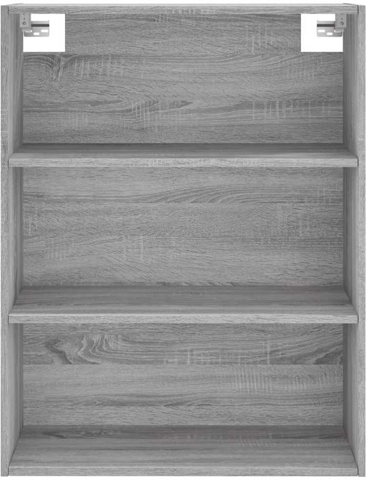 Komoda, pilkos ąžuolo spalvos, 69,5x34x180cm, apdirbta mediena