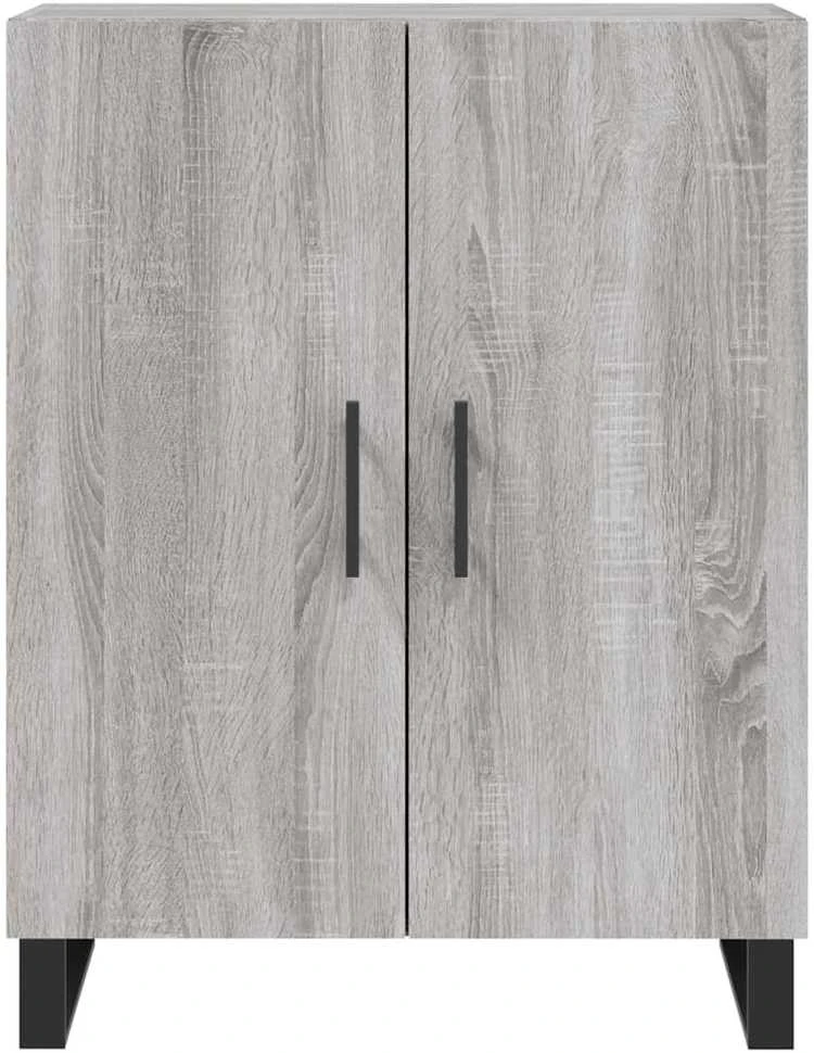 Komoda, pilkos ąžuolo spalvos, 69,5x34x180cm, apdirbta mediena