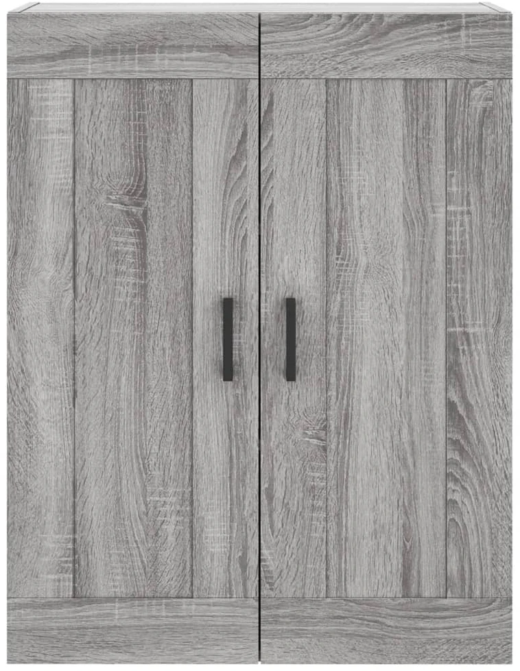 Komoda, pilkos ąžuolo spalvos, 69,5x34x180cm, apdirbta mediena