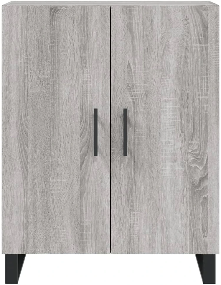 Komoda, pilkos ąžuolo spalvos, 69,5x34x180cm, apdirbta mediena
