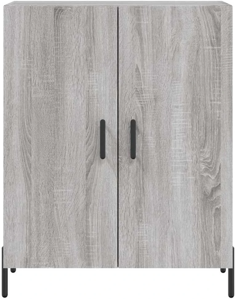 Komoda, pilkos ąžuolo spalvos, 69,5x34x180cm, apdirbta mediena
