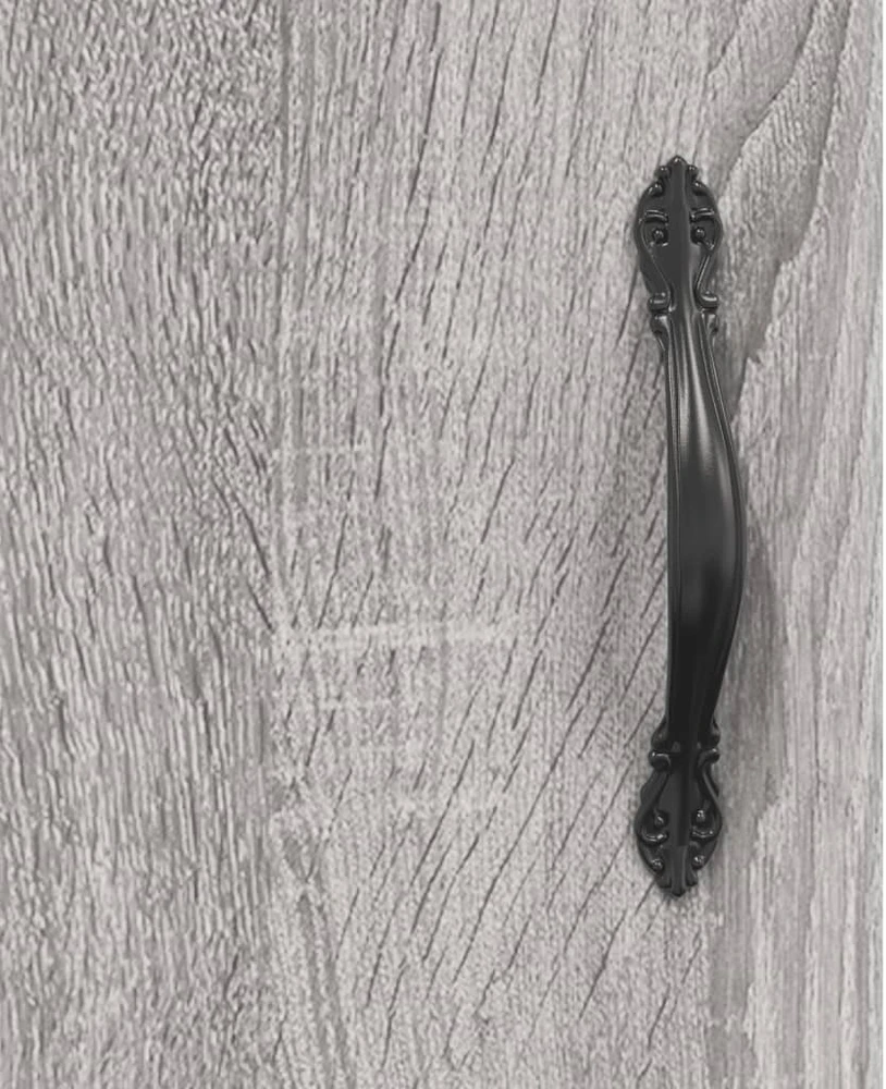 Komoda, pilkos ąžuolo spalvos, 69,5x34x180cm, apdirbta mediena
