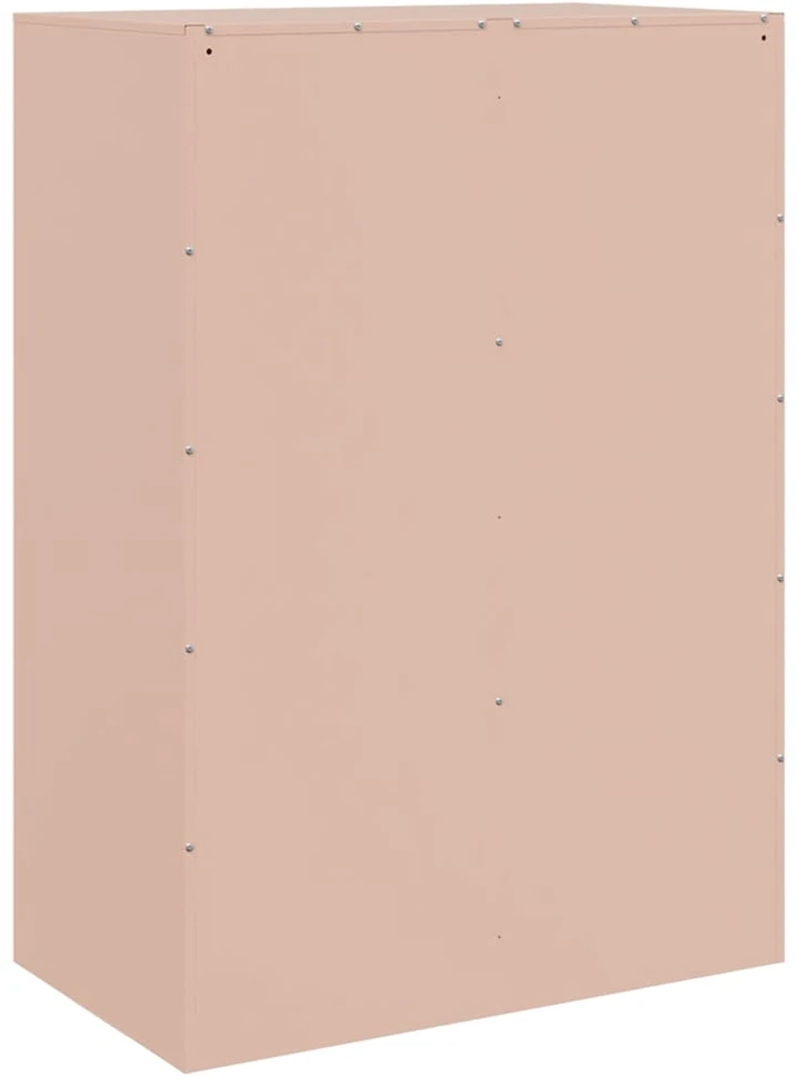 Komoda, rožinės spalvos, 67x39x95cm, plienas