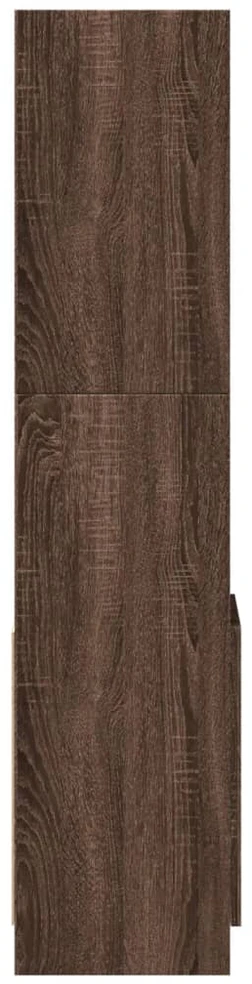 Komoda, rudo ąžuolo spalvos, 92x33x140cm, apdirbta mediena