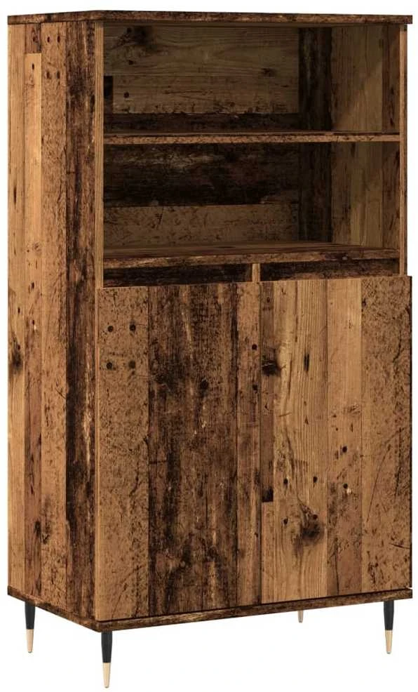Komoda, sendintos medienos, 60x36x110cm, apdirbta mediena