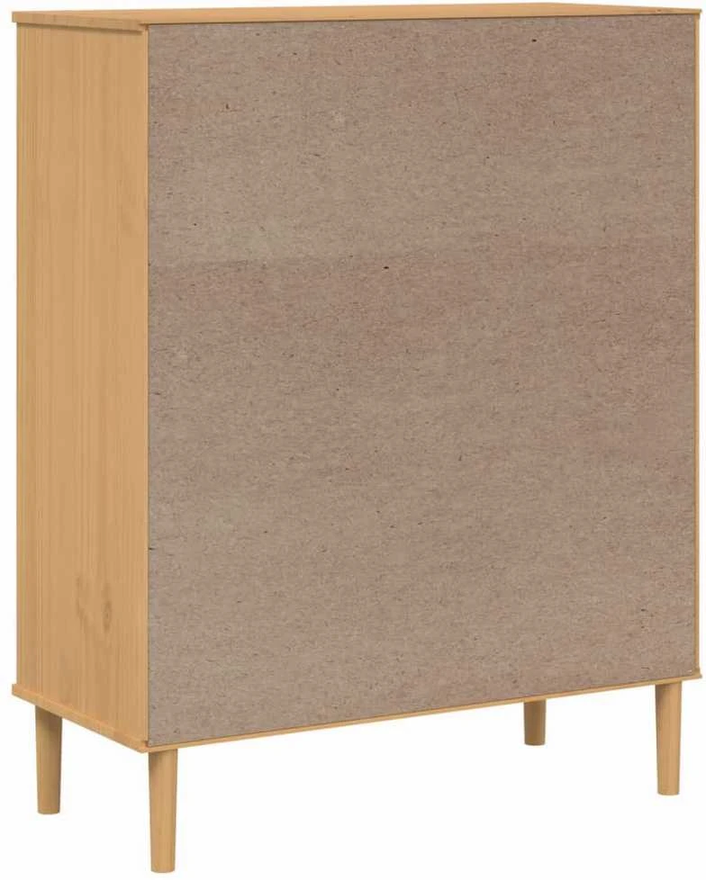 Komoda SENJA, ruda, 90x40x112cmcm, pušies masyvas