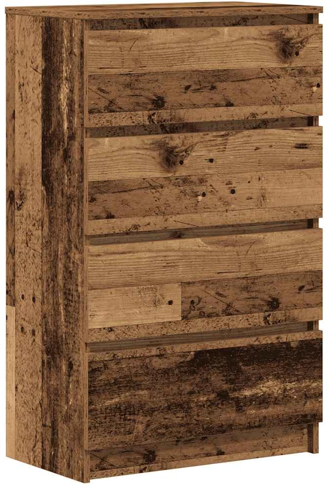 Komoda, senos medienos, 60x35x98,5 cm, inžinerinė mediena